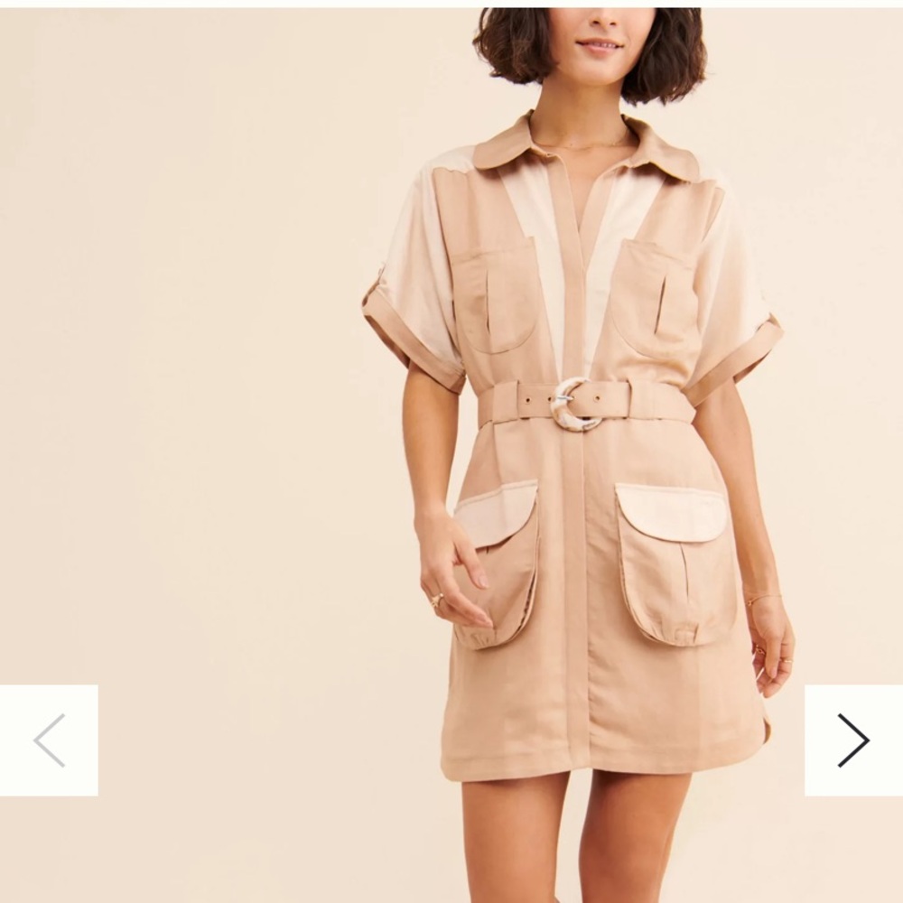 Anthropologie Steele Utility Dress XS